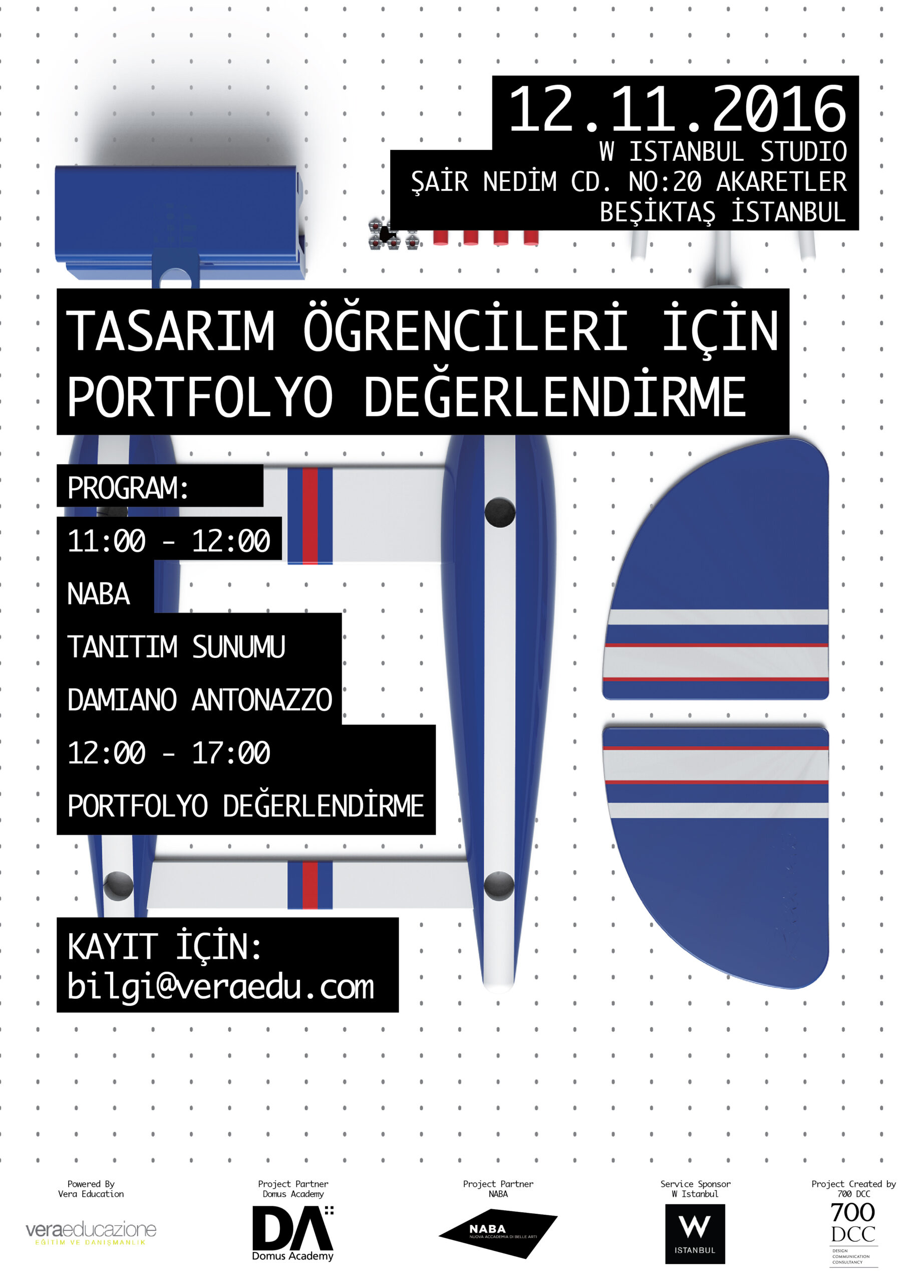 Tasarım öğrencileri için portfolio değerlendirme – W Hotel Maçka