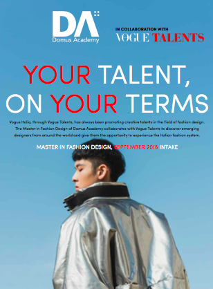 Domus Academy Fashion Design bursu
