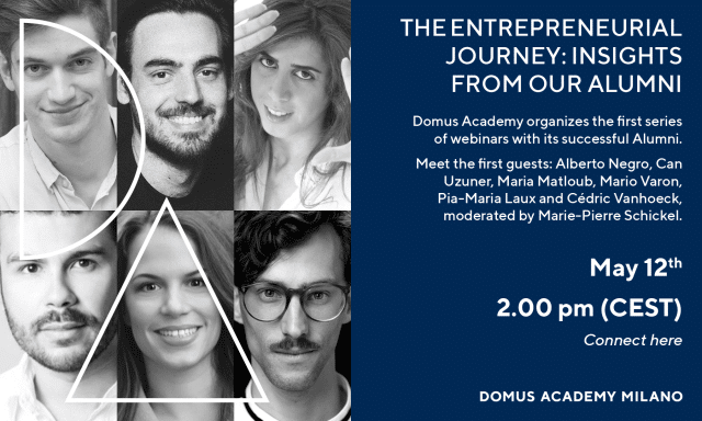 Domus Academy mezunları ile online buluşma