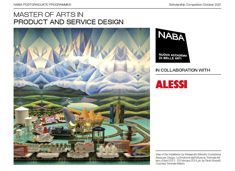 NABA Product and Service Design Master Bursu