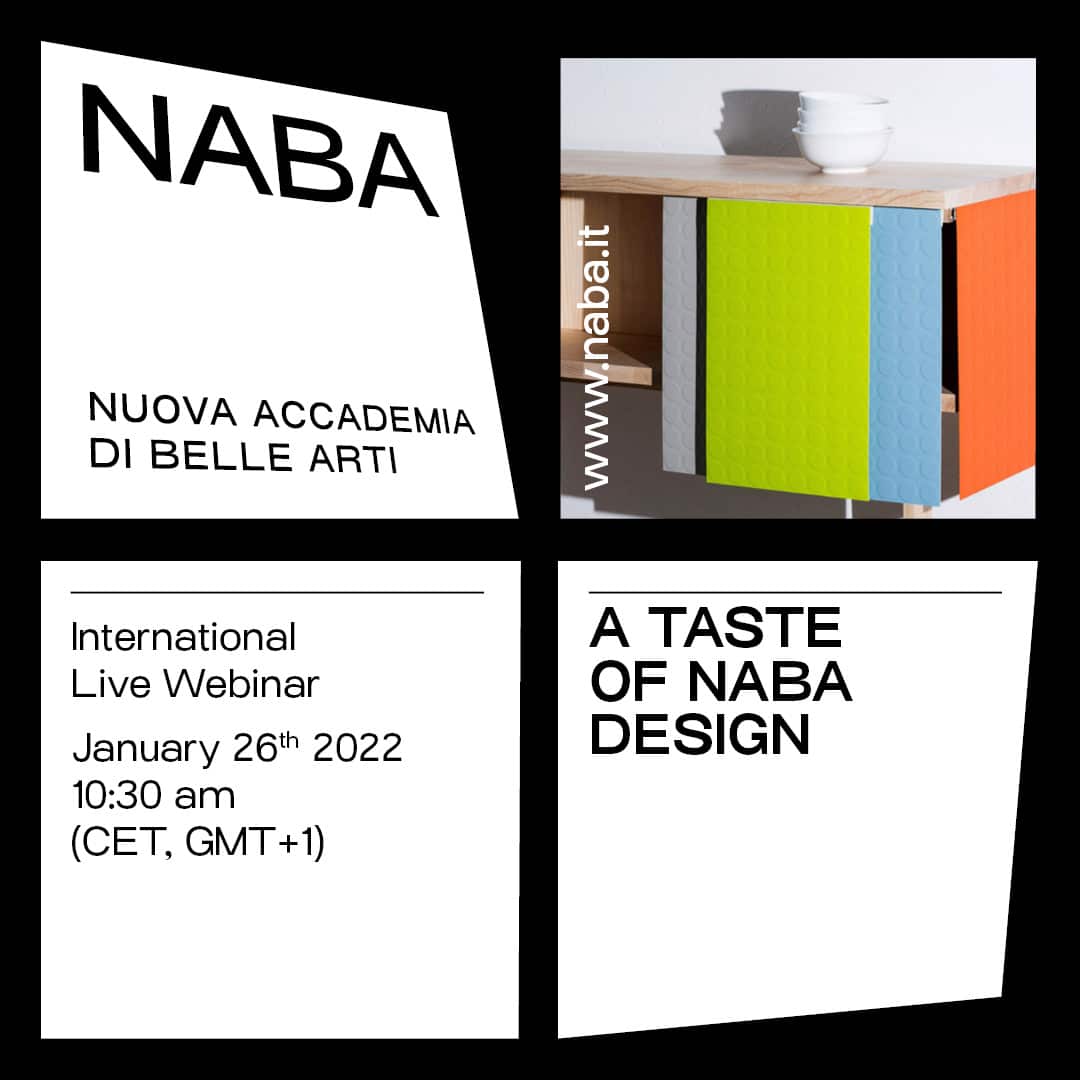 Naba online etkinlik: Design bölümü için webinar