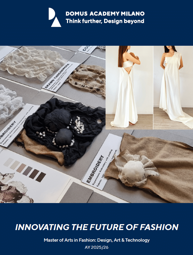 Domus Academy Fashion: Design, Art & Technology Master Bursu
