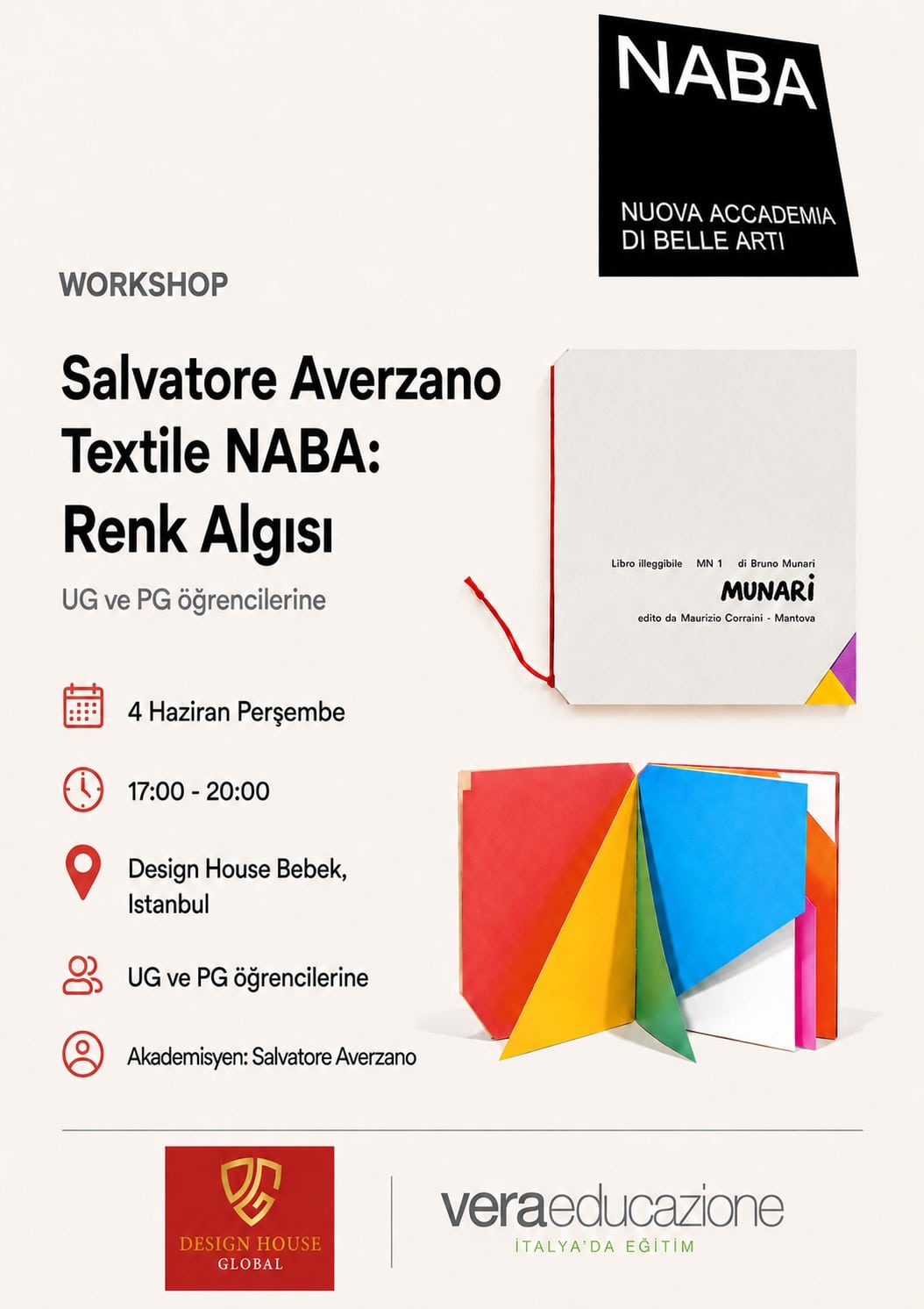 NABA’dan Stefano Averzano ile Renk Algısı Workshopu